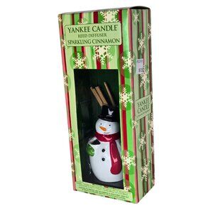 Yankee Candle Reed Diffuser Sparkling Cinnamon - Snowman Christmas 2009